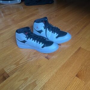 Jordan Black and White Sneakers